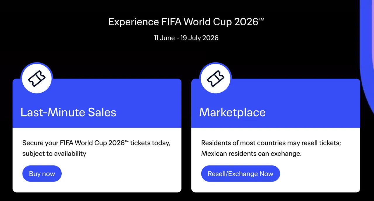 2026 Dünya Kupası maç biletleri ek satış bugün başlıyor!