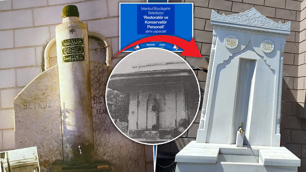 300 yıllık çeşmede skandal restorasyon! Beykoz'un sembolü İshak Ağa Çeşmesi'ne ne oldu?  