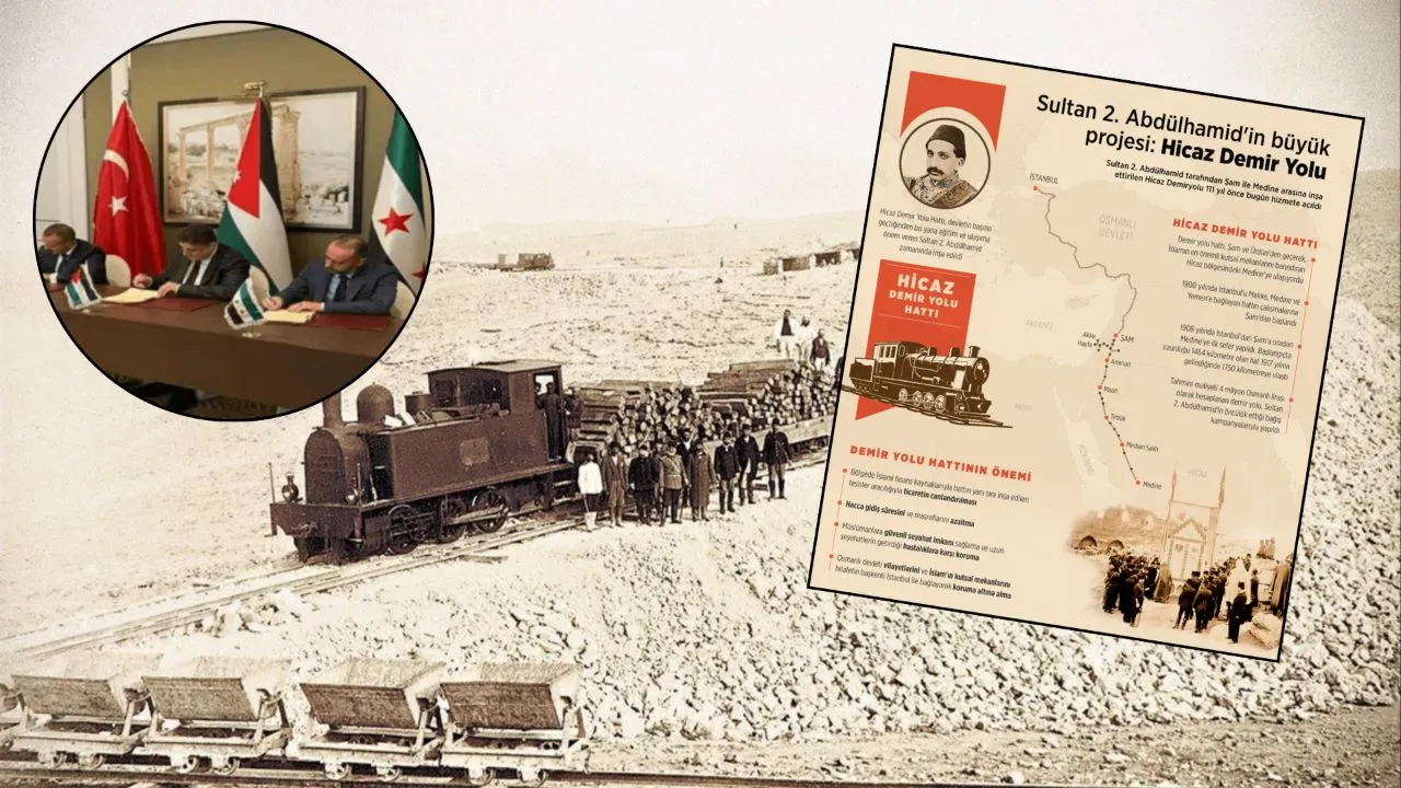 Abdülhamid'in yarım kalan rüyası 126 yıl sonra gerçek oluyor: Modern Hicaz Demir yolu için tarihler belli oldu