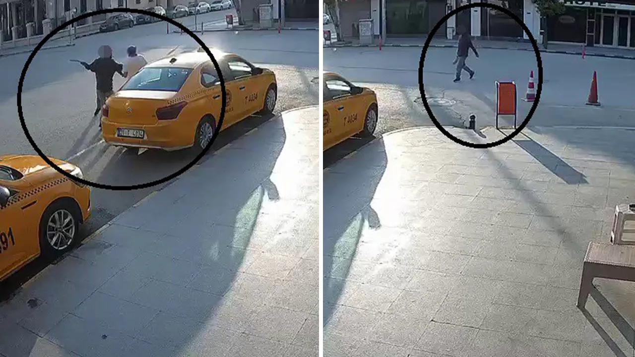 Sokakta satırlı dehşet! Önüne geleni yaraladı, anbean kamerada