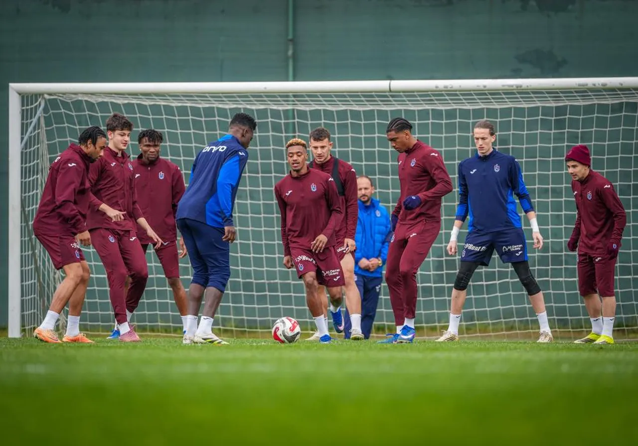 Trabzonspor, Samsunspor maçı hazırlıklarını tamamladı.