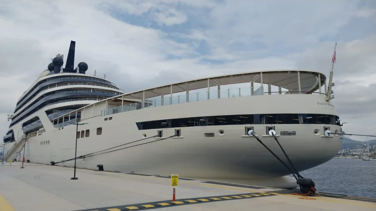 400 milyon euroluk gemi Bodrum'da 