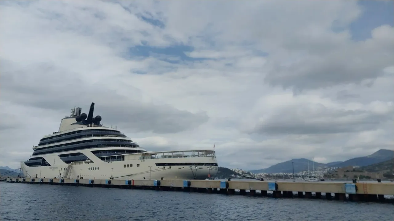 400 milyon euroluk gemi Bodrumda