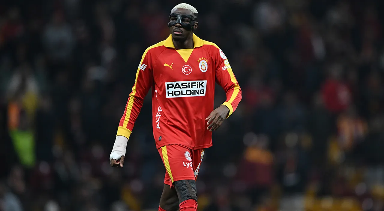 Sakatlıktan dönen Victor Osimhen, Galatasaray-Gençlerbirliği maçında son 15 dakika süre aldı.