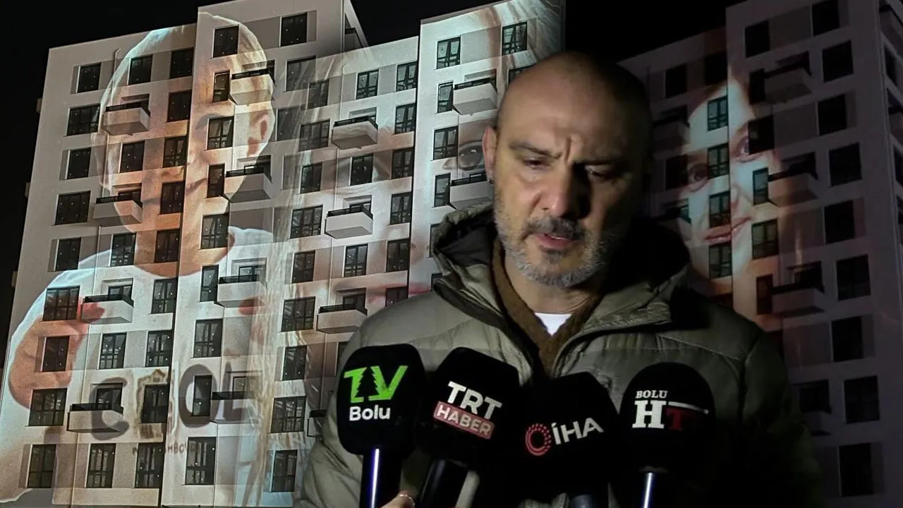Grand Kartal Otel faciasında ölen çocukların fotoğraflarını binaya yansıttı! 
