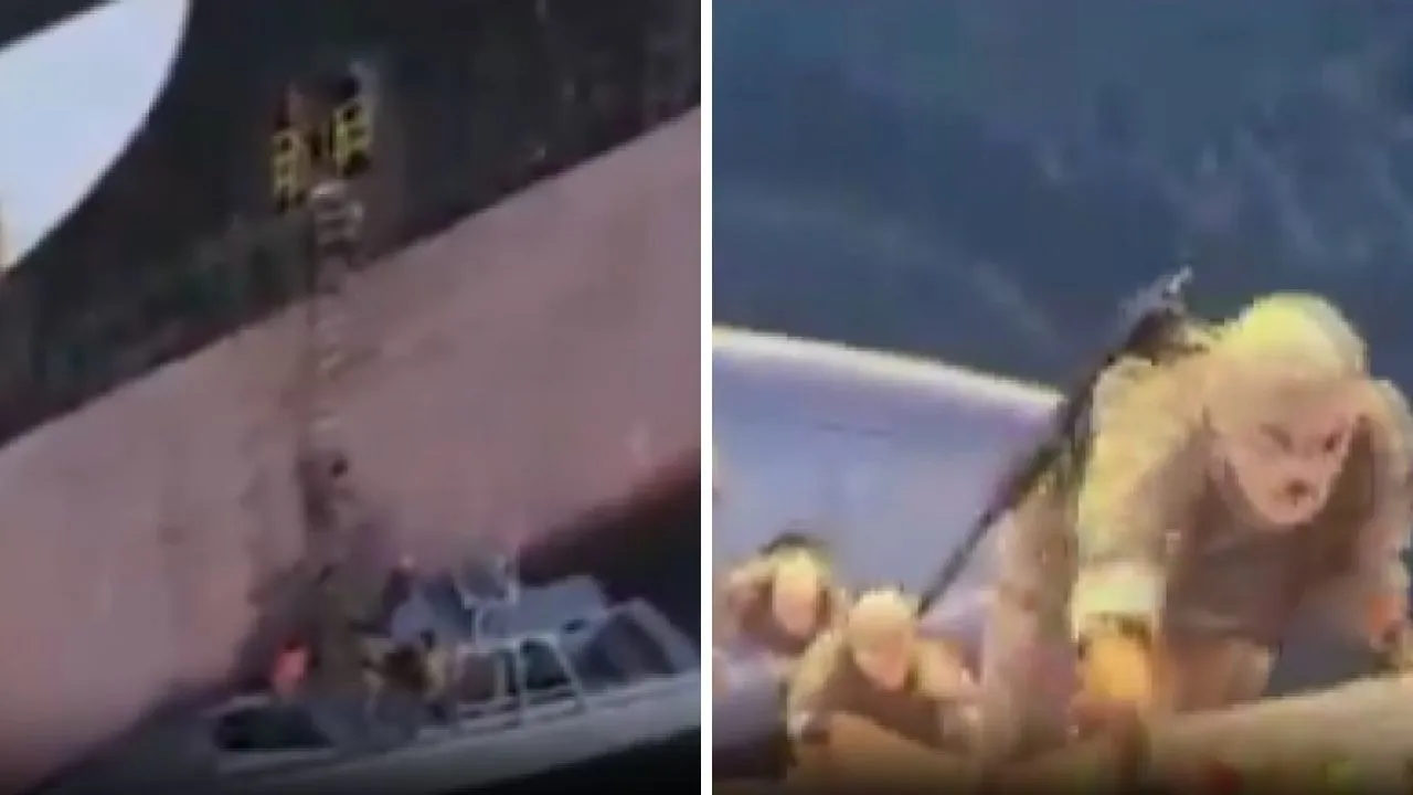 İran'dan dikkat çeken hamle! Hürmüz'de el koyulan gemilerin operasyon görüntüleri paylaşıldı