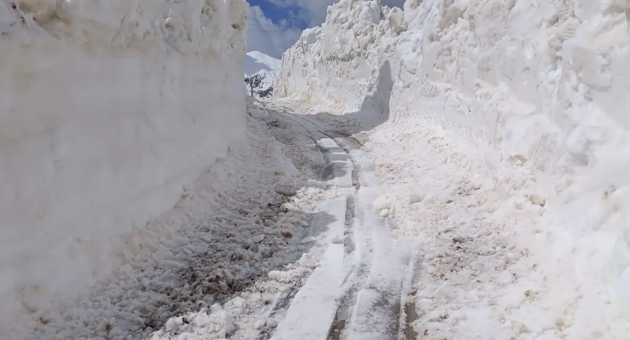 Bahar ortasında 5 metrelik kar! Ekipler pes etmedi, mücadele sonuç verdi