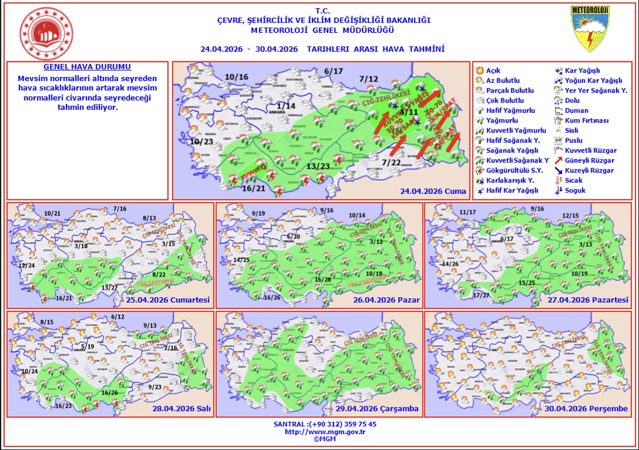 Bugün yağmur var mı, hafta sonu hava nasıl olacak? 24-26 Nisan hava durumu