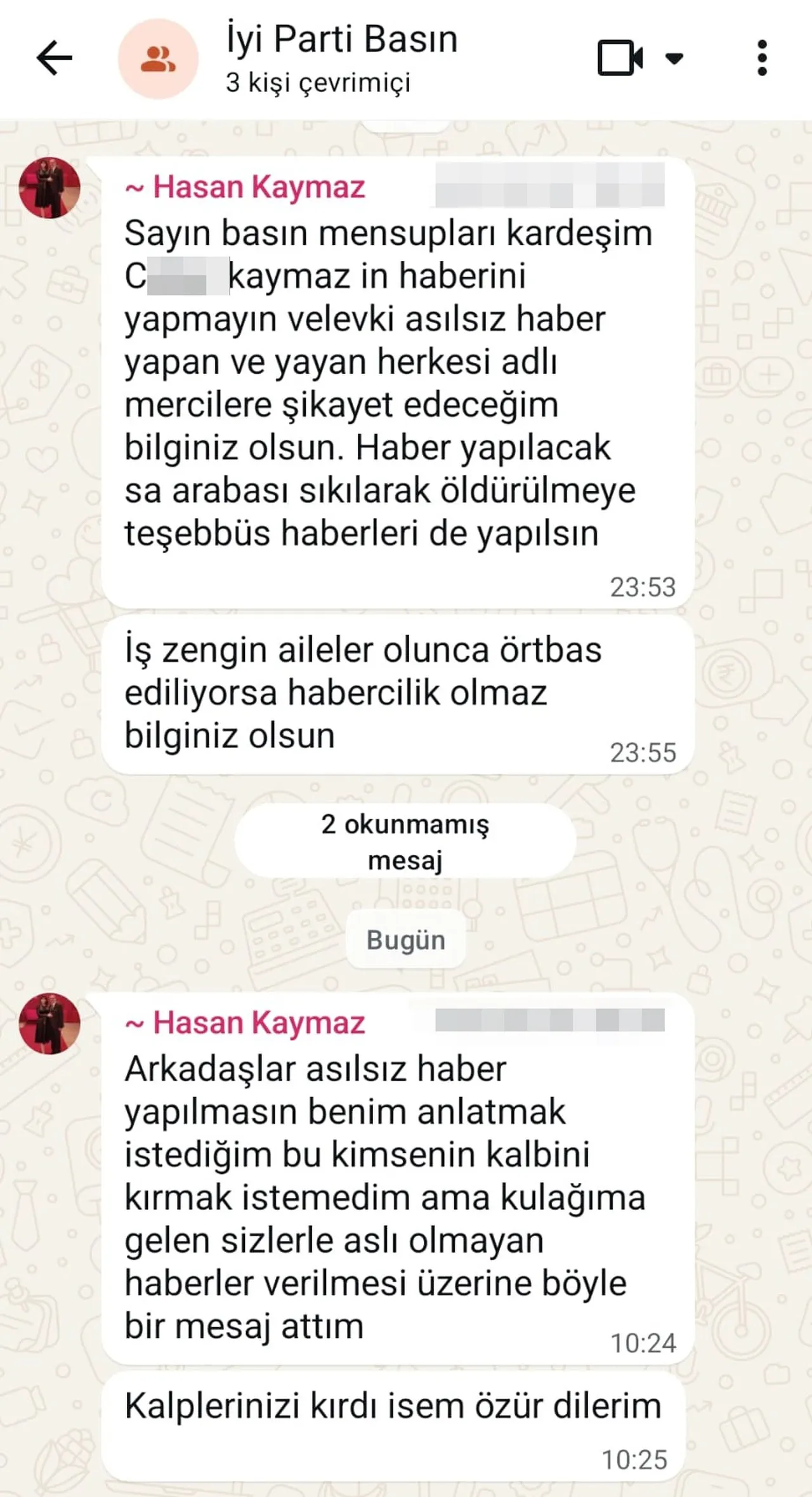 İyi Partili İlçe Başkanı'ndan skandal tehdit: 26 yıl hapisli firari kardeşi için basına gözdağı verdi!