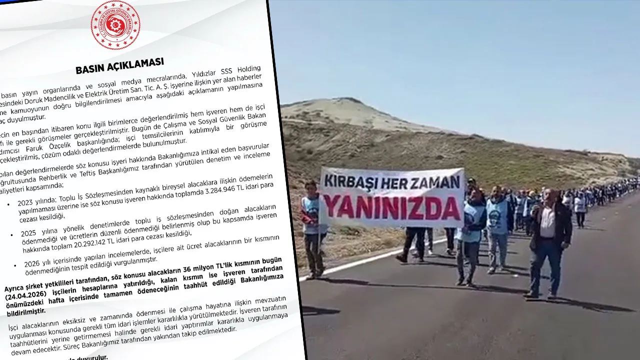 Maaşlarını alamayan maden işçileri için Bakanlık devreye girdi! Ankara'ya yürümüşlerdi 