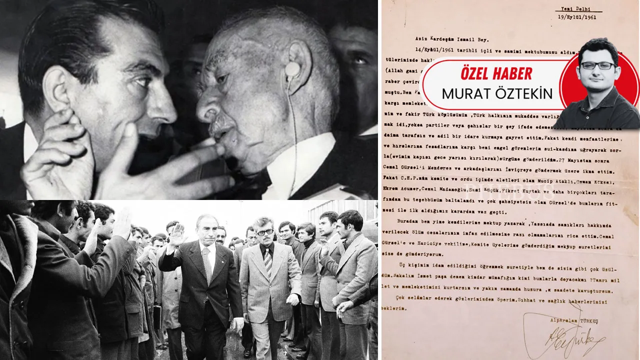 Türkeş, İnönü’ye “münafık” demiş! Sürgünde yazdığı mektup gün yüzüne çıktı