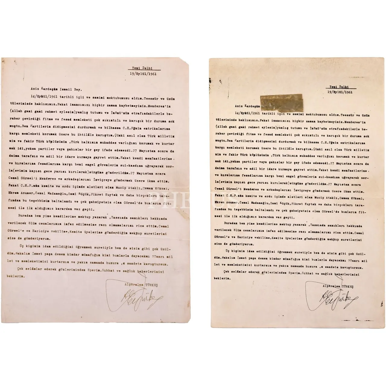 Türkeş, İnönü’ye “münafık” demiş! Sürgünde yazdığı mektup gün yüzüne çıktı