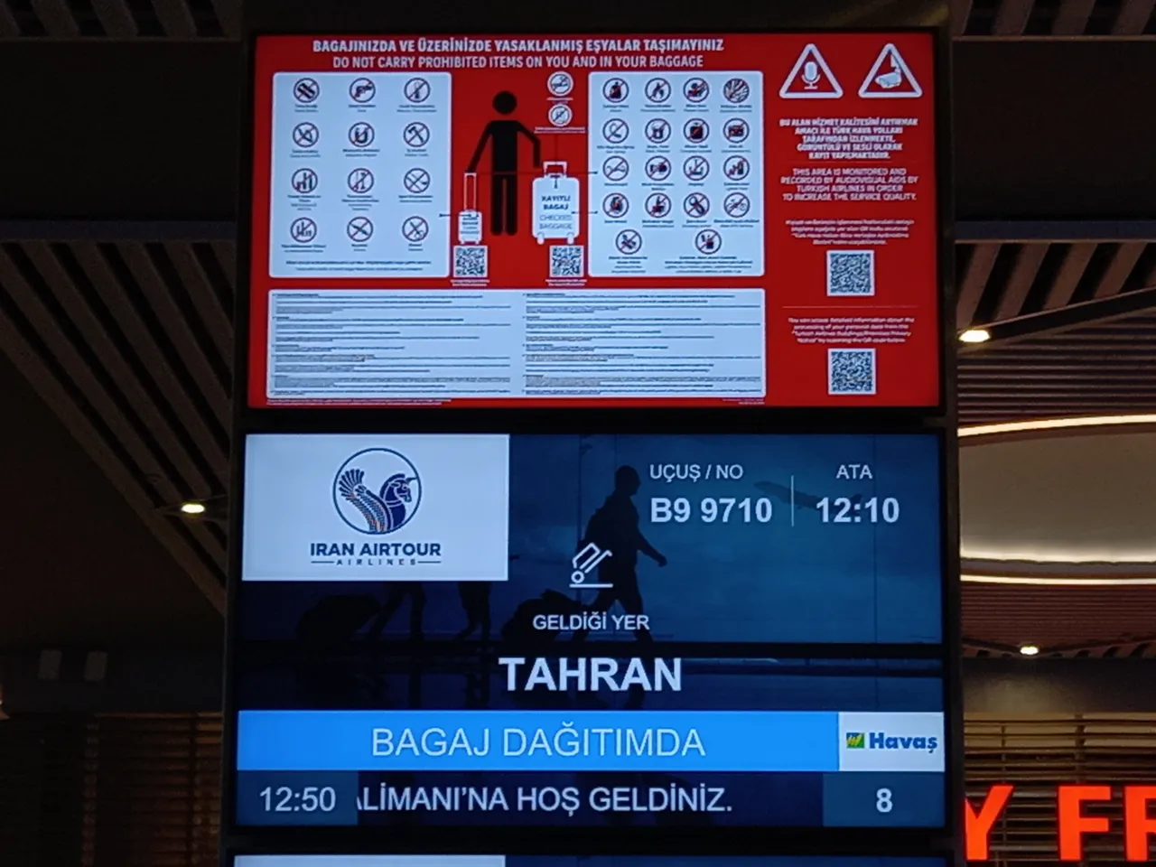 56 gün sonra kritik gelişme! İstanbul–İran uçuşları yeniden başladı