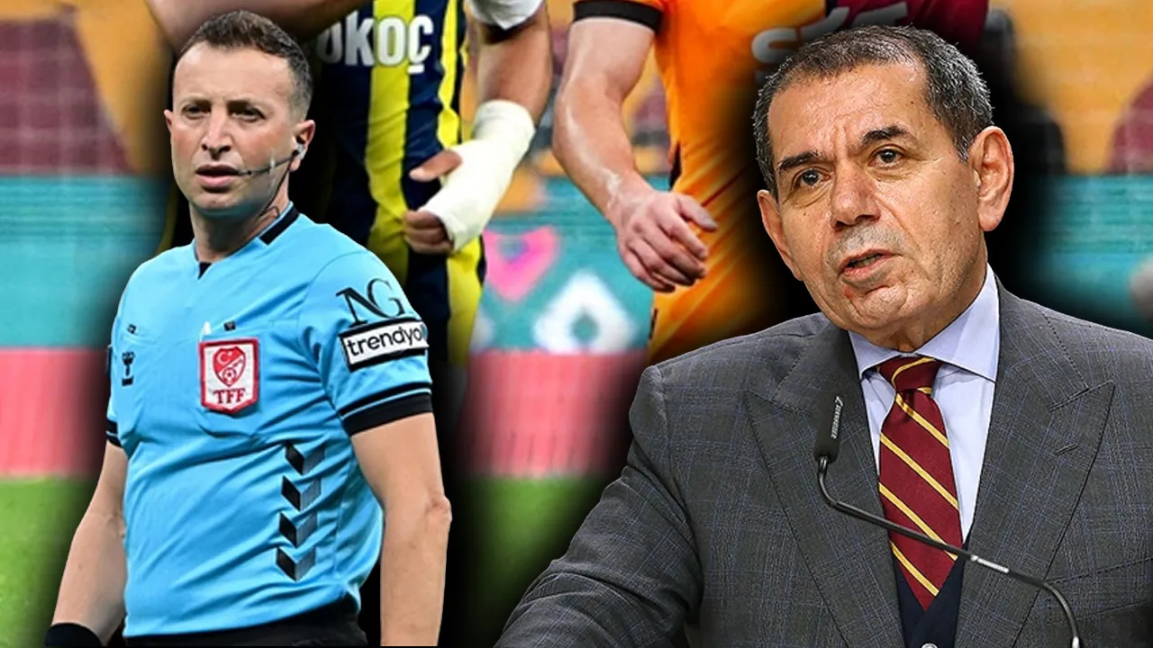 Dursun Özbek'ten derbi hakemine sert tepki: Bu maça göre değil, FIFA kokartı yok
