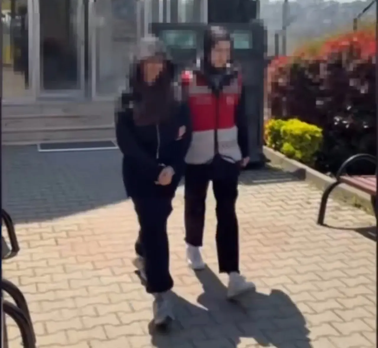 Köpeği camdan sarkıtıp Hadi kurtarın diyen kadın gözaltında!