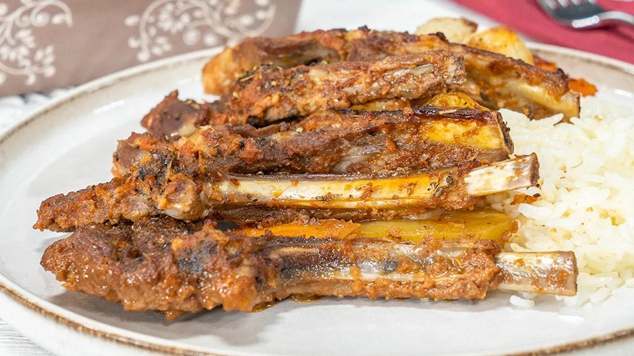 Fırında kuzu kaburga