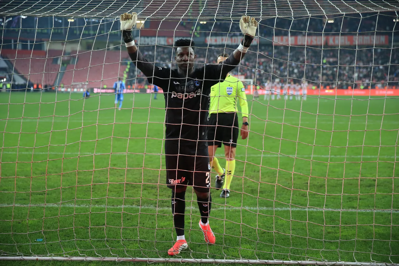 Andre Onana, Samsunspor-Trabzonspor maçına 3 penaltı kurtarışıyla damga vurdu.