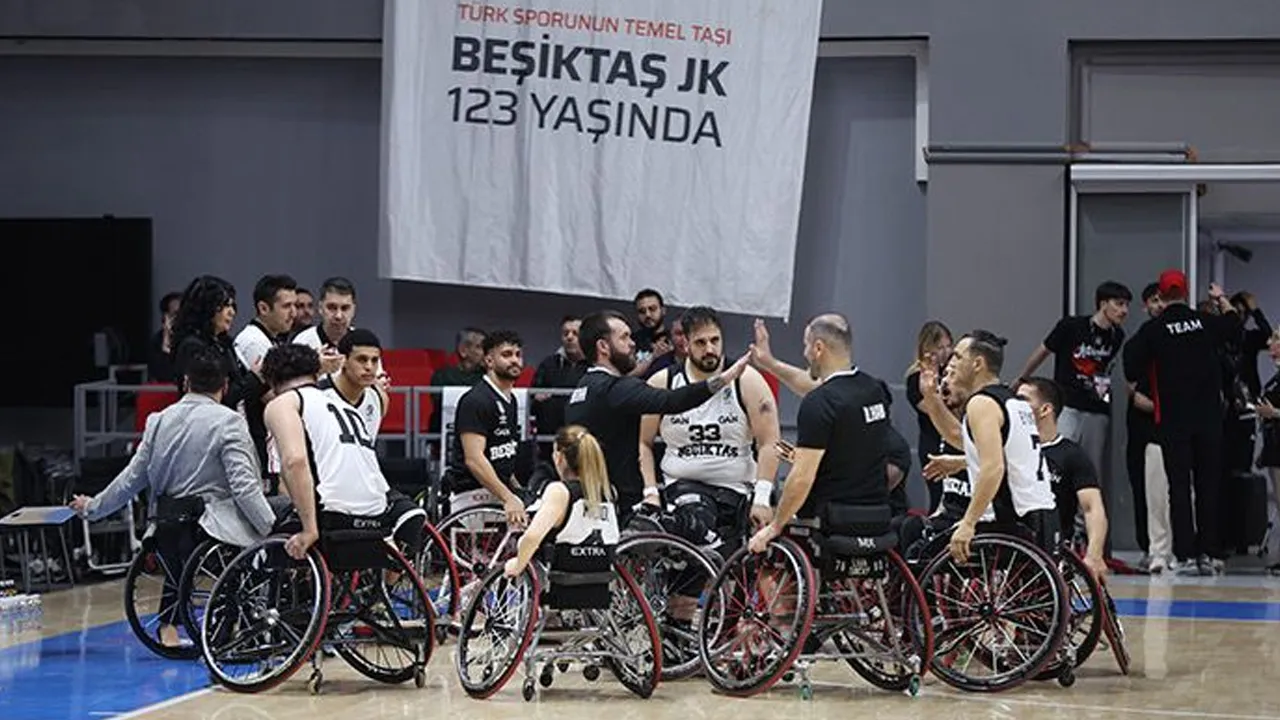 Avrupa Tekerlekli Sandalye Basketbol Turnuvası'nda şampiyon Beşiktaş