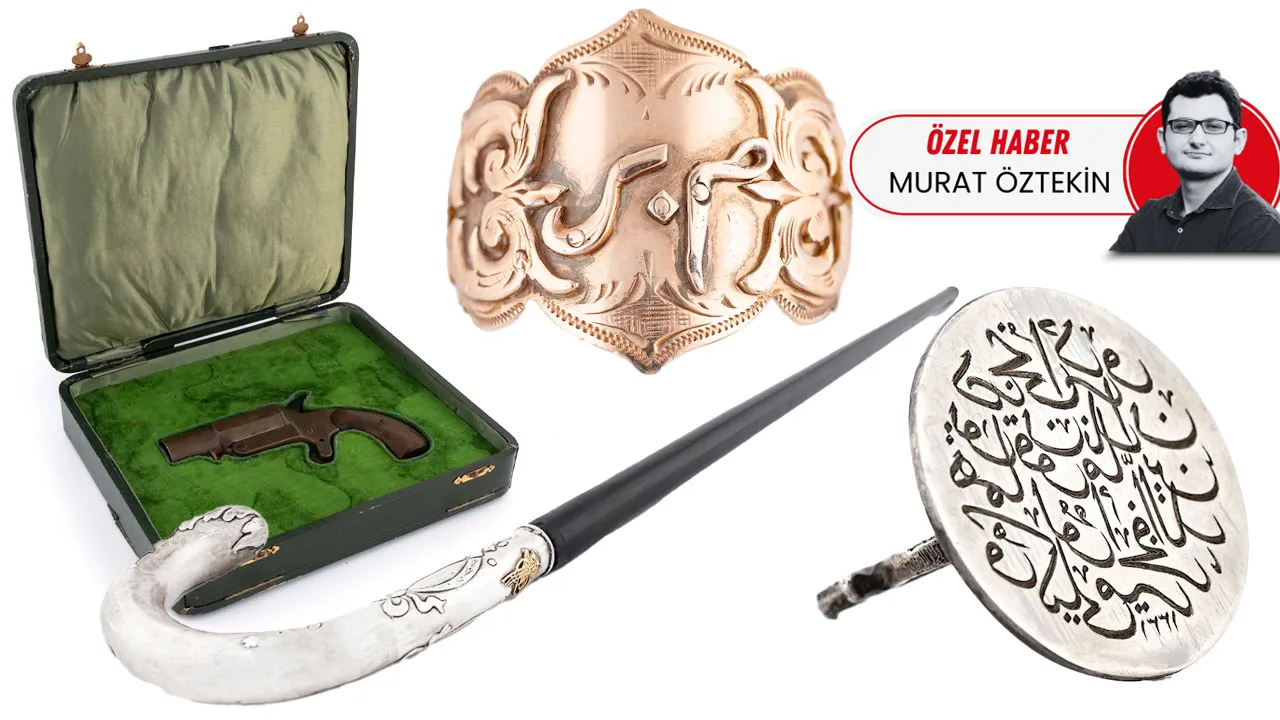 Sultanlar hediye etmiş! Padişah yadigârı nesneler müzayedede