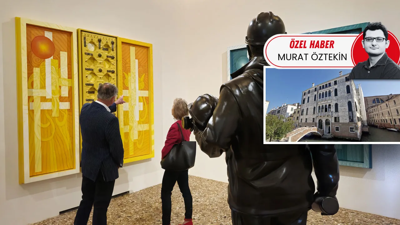 Tarihî binada “sessizlik” sergisi... Anadolu kapıları Venedik’te açıldı