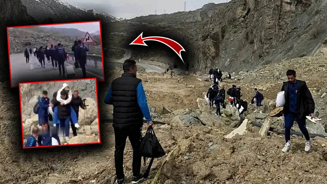 TFF ertelenme talebini reddetti: Dağları aşarak deplasmana yürüdüler