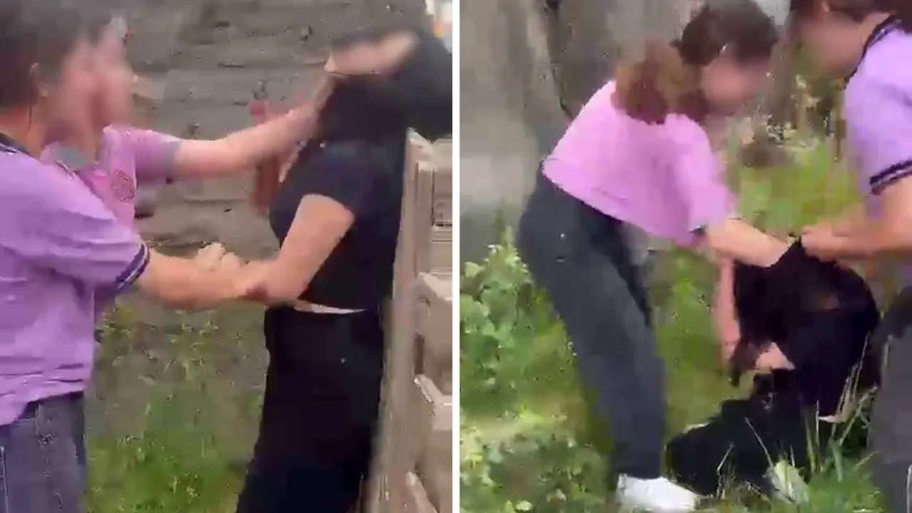 Akran zorbalığı sürüyor! Bir de kayda aldılar... Kızların acımasızlığı kamerada