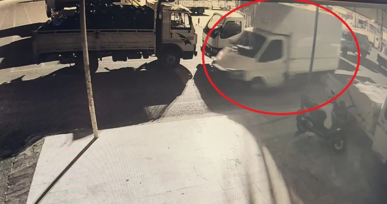 Biber yüklü kamyoneti çalan maskeli hırsız kamerada! Parasını yiyemeden yakalandılar