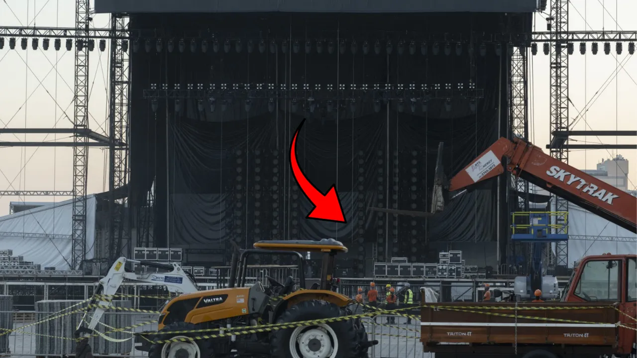 Brezilya'da Shakira konseri öncesi feci kaza! Sahne kuruluma yapan teknisyen hayatını kaybetti