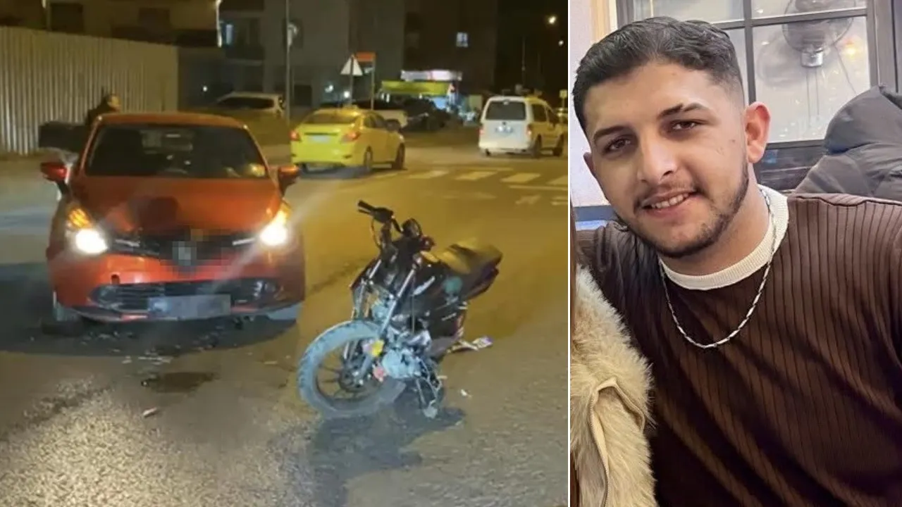Lüleburgaz'da otomobil ile motosiklet çarpıştı! Genç Furkan hayatını kaybetti