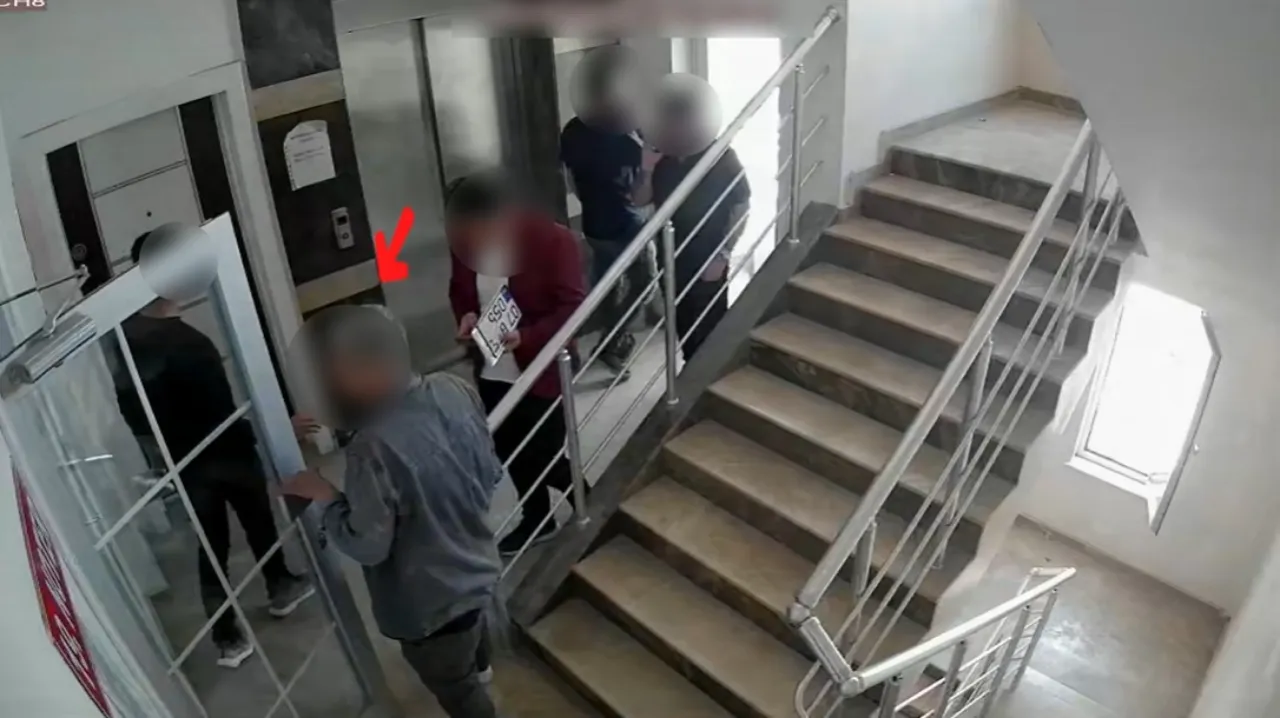 Tapuda dev vurguna suçüstü kamerada! 770 milyon liralık satışa polis engeli