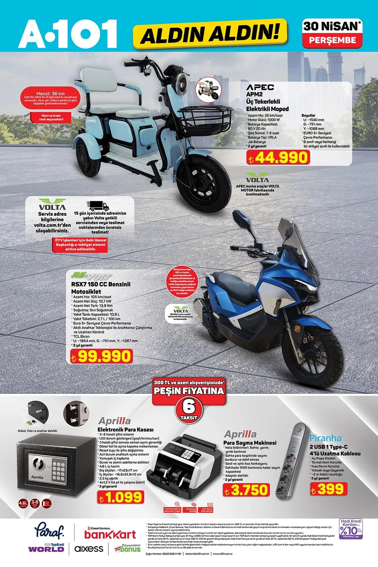 A101 aktüel kataloğu yenilendi! 30 Nisan A101'de hangi ürünler satışa çıkacak?