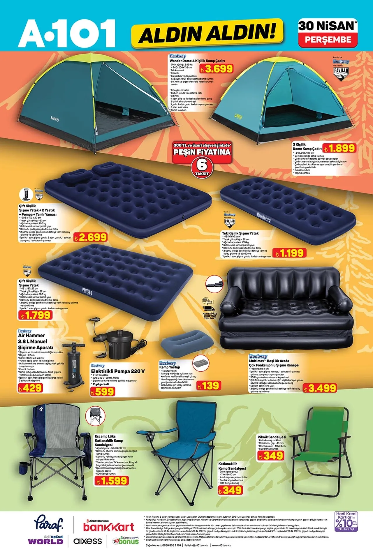 A101 aktüel kataloğu yenilendi! 30 Nisan A101'de hangi ürünler satışa çıkacak?