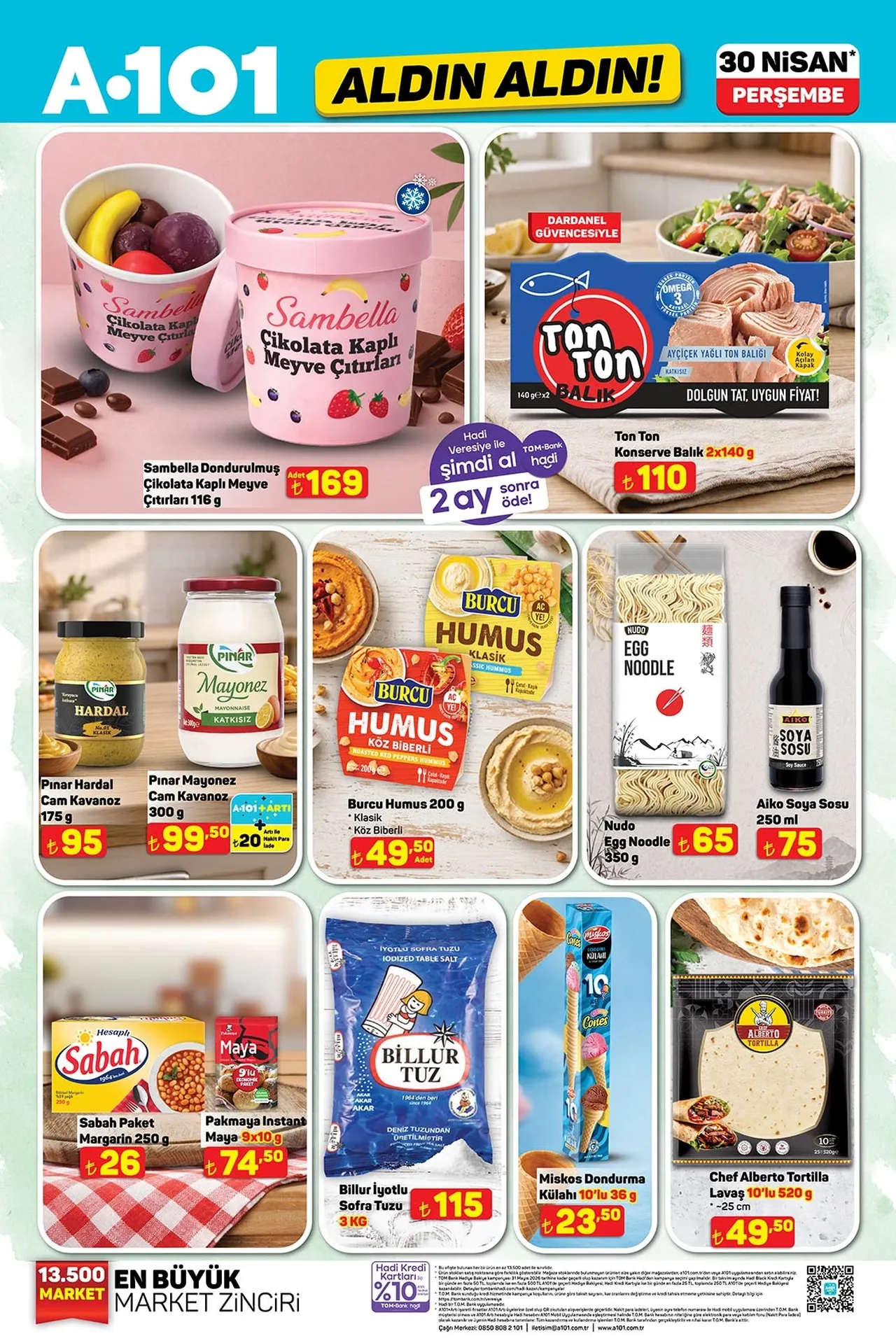 A101 aktüel kataloğu yenilendi! 30 Nisan A101'de hangi ürünler satışa çıkacak?