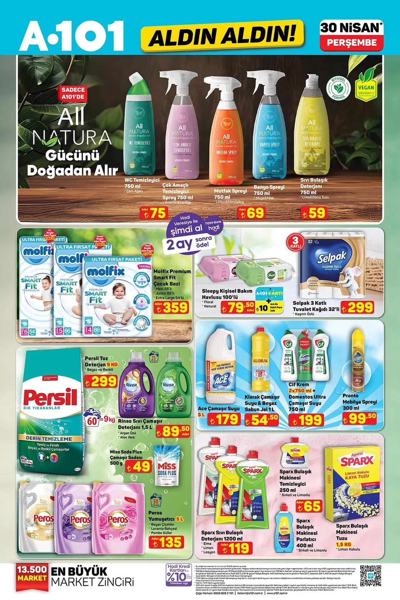 A101 aktüel kataloğu yenilendi! 30 Nisan A101'de hangi ürünler satışa çıkacak?