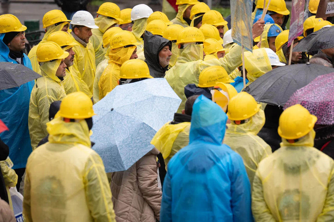 Ankara'daki maden işçilerinin eylemi sona erdi