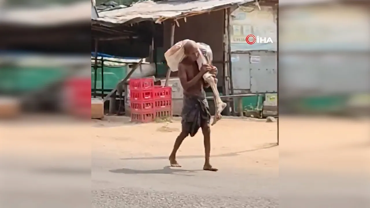 Hindistan'da akılalmaz olay! Bankaya kardeşinin iskeletini götürdü