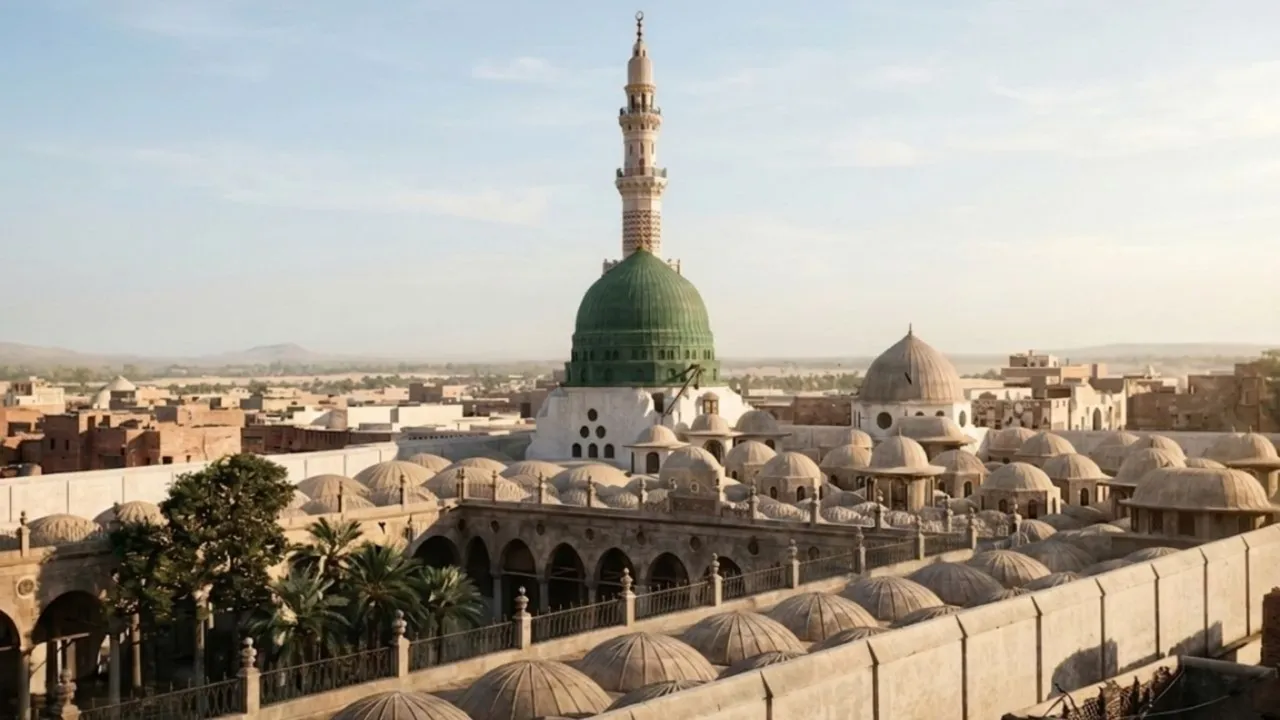 Yeşil Kubbe (Yapay zeka yöntemiyle tekrar renklendirildi)