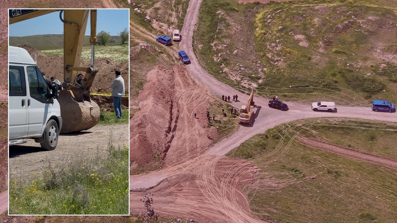  Ankara'da yol çalışmasında korkutan manzara! Kafatası ve kemik bulundu 