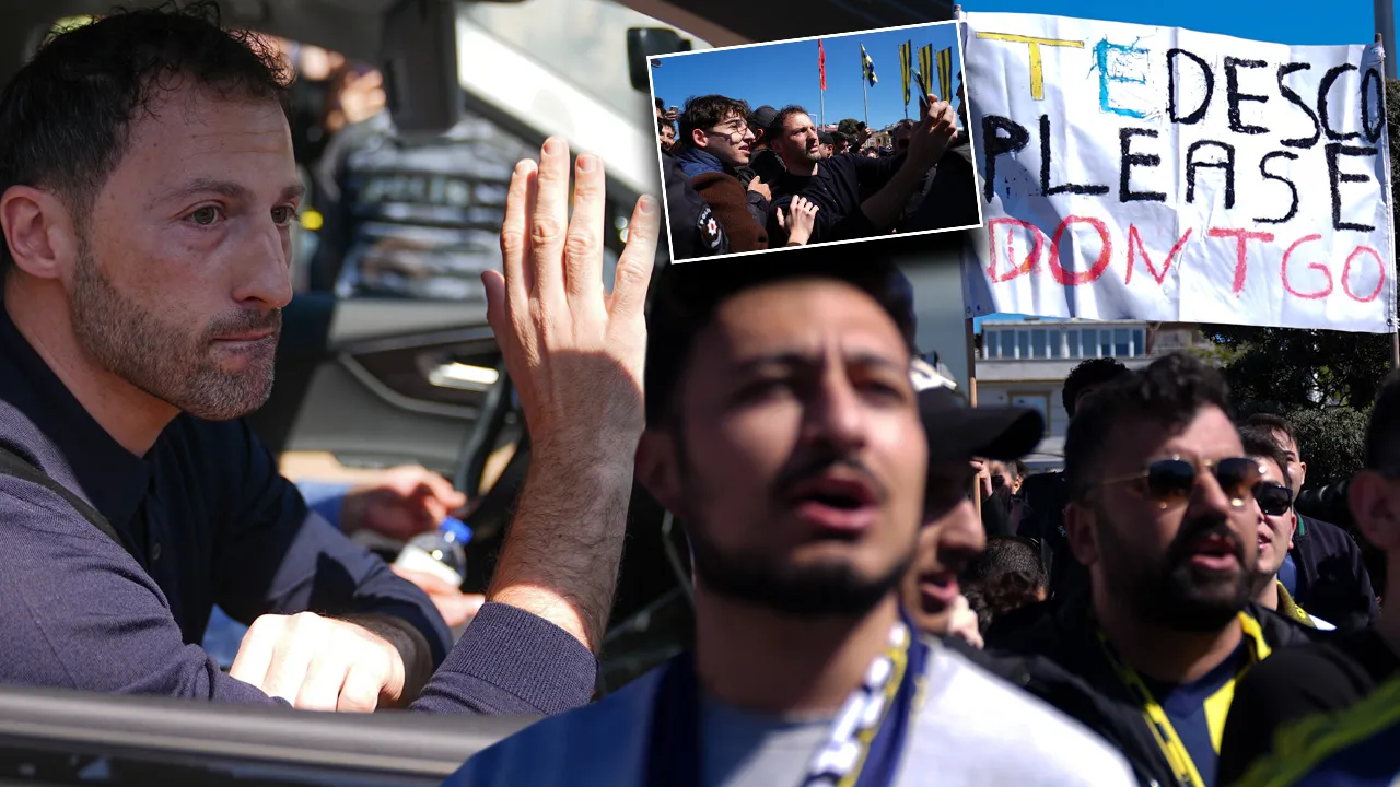 Samandıra'da Domenico Tedesco'ya duygusal veda: Lütfen gitme!