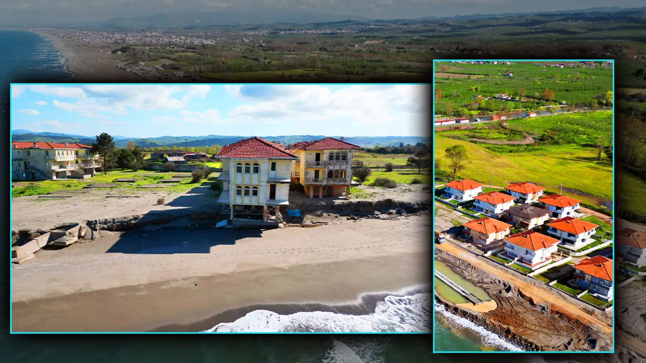 Villalar bir bir çökmüştü! Tatil köyündeki heyelan riskine ‘koruma duvarı’ önlemi