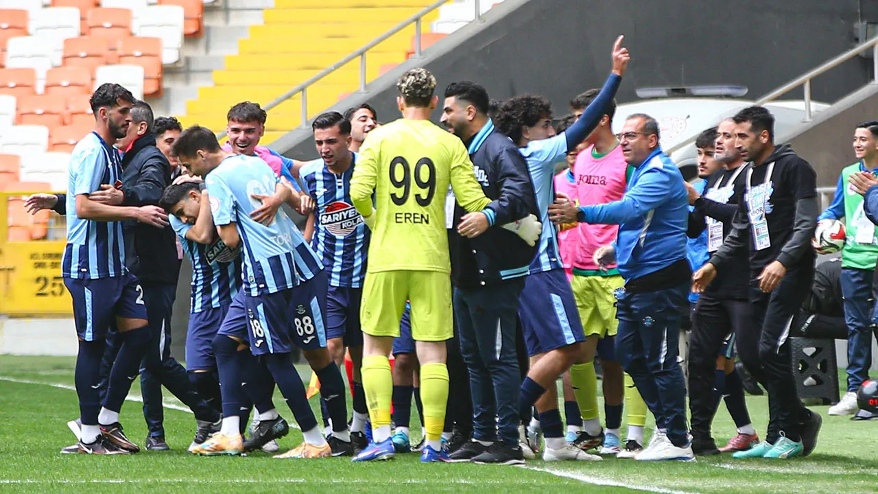 Adana Demirspor ilk galibiyetini 33. haftada aldı