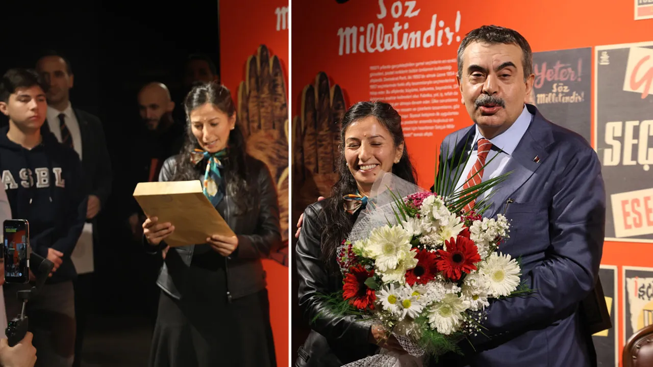 Bakan Tekin'den sarı zarf sürprizi! Fadime öğretmenin yüreği ağzına geldi