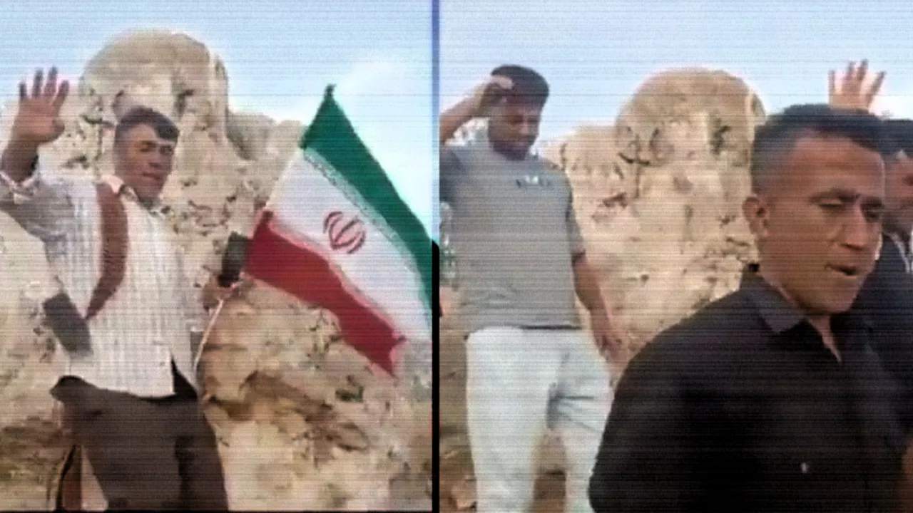 İranlılar bayraklarla ABD pilotunun peşinde: Ödül ilan edildi, herkese dağlara koştu