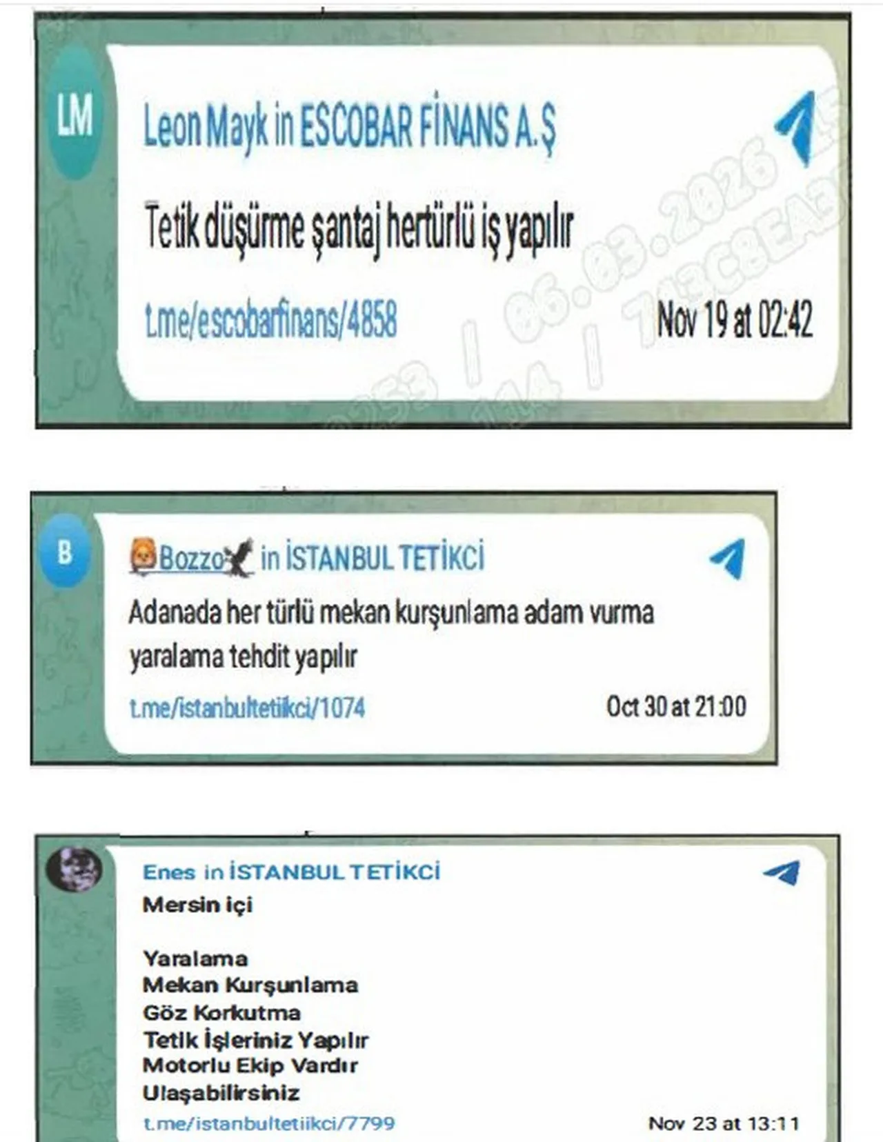 Telegram’da suç içerikli paylaşım yapanlara yönelik soruşturma!