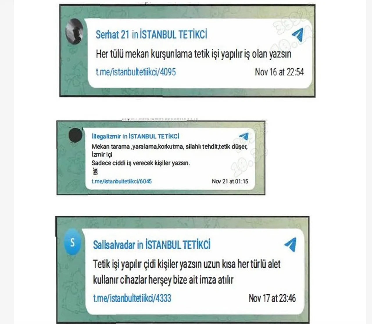 Telegram’da suç içerikli paylaşım yapanlara yönelik soruşturma!