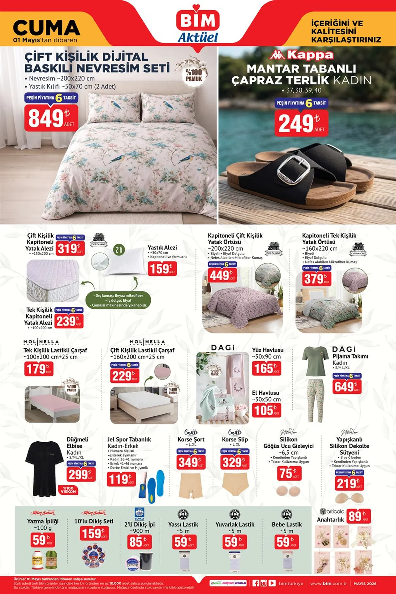 BİM aktüel 1 Mayıs kataloğu çıktı! İşte BİM aktüel ürünler güncel tam liste