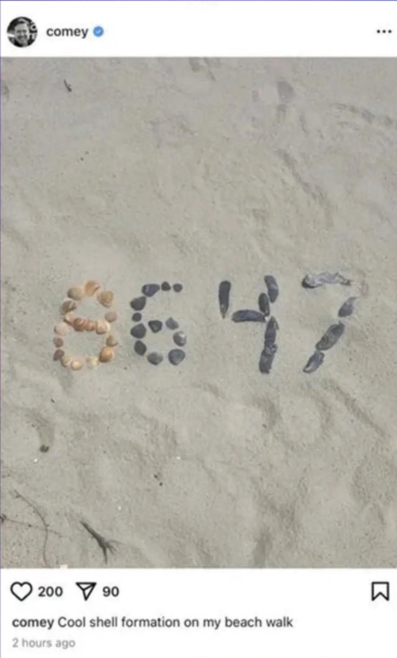 Eski FBI direktörünün 86 47 mesajı Trump’ı çıldırttı! Dünya deniz kabuklu paylaşımı konuşuyor