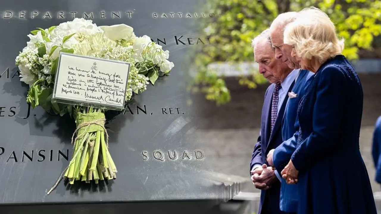 İngiltere Kralı III. Charles, 11 Eylül Anıtı’nı ziyaret etti! Bıraktığı çiçekteki not dikkat çekti