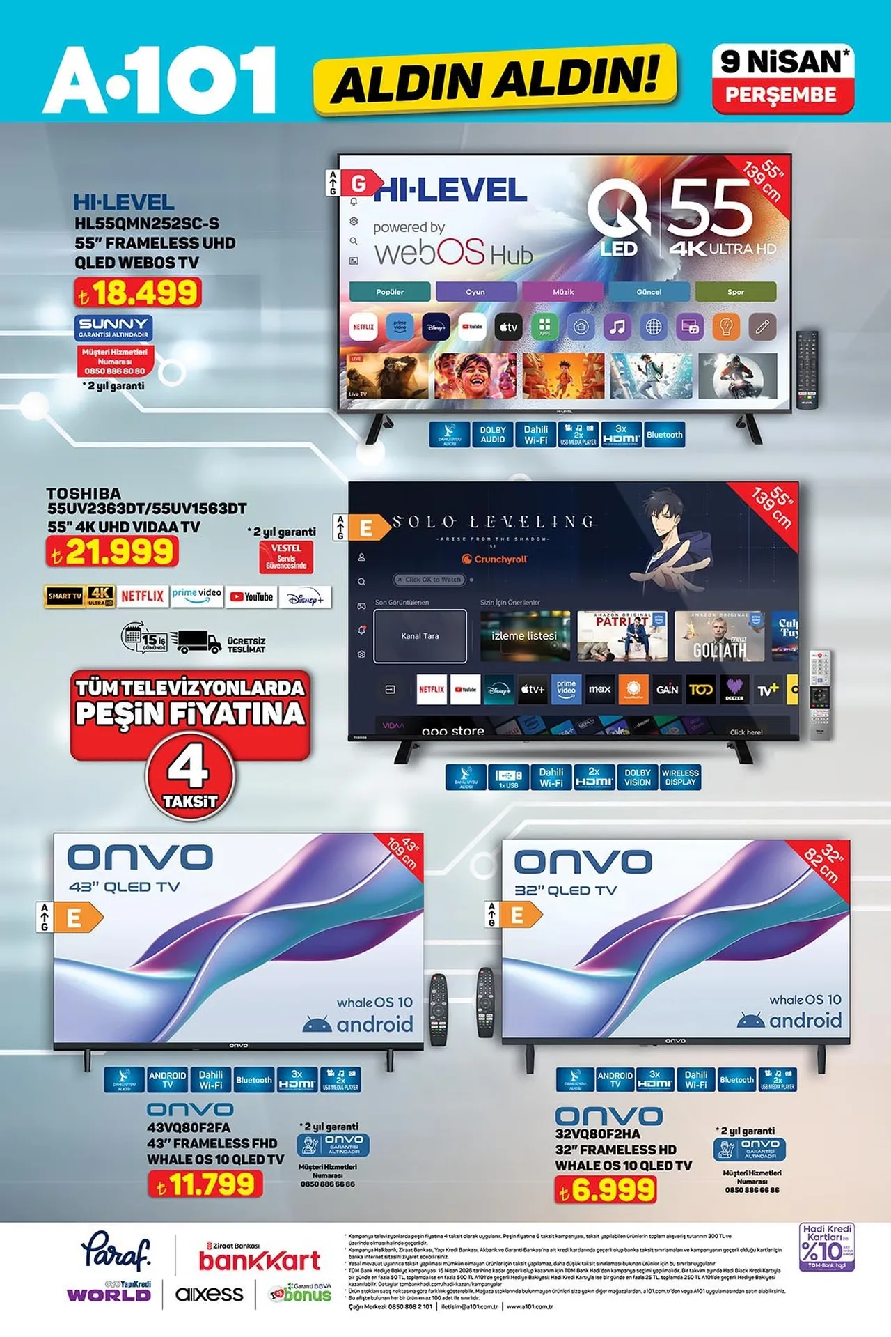 A101de bu hafta neler var? 9 Nisan A101 aktüel ürünler kataloğu