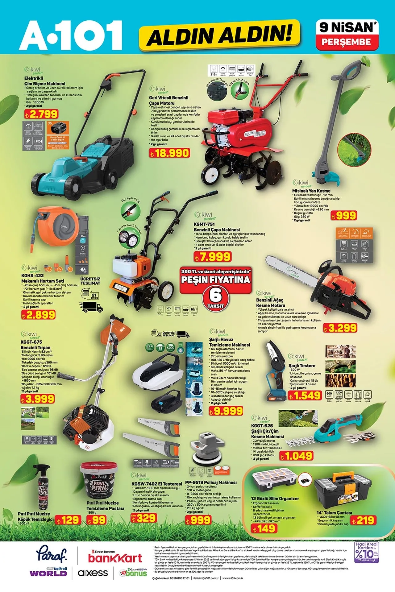 A101de bu hafta neler var? 9 Nisan A101 aktüel ürünler kataloğu